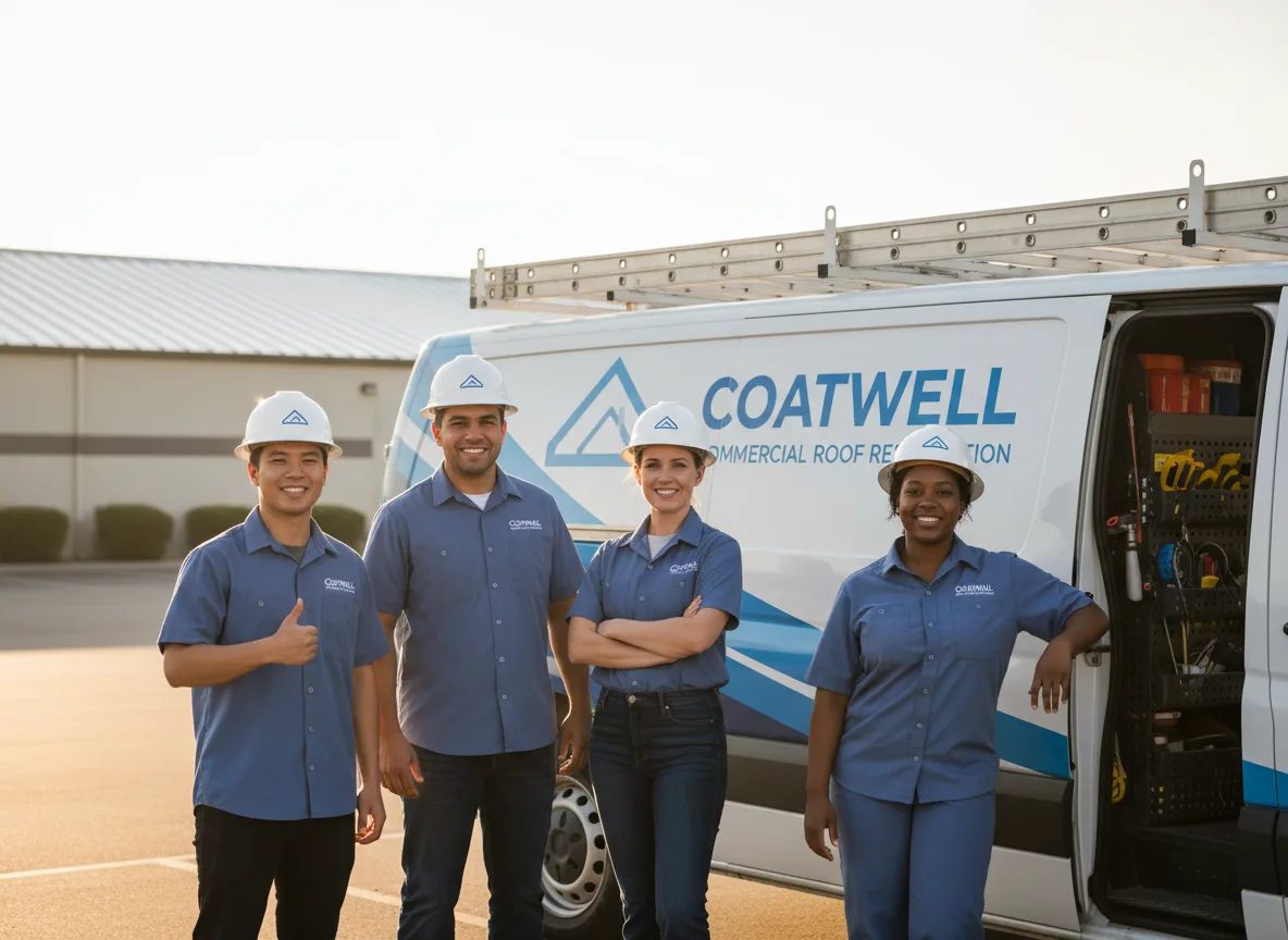 Commercial roof coating company in Newport, NY